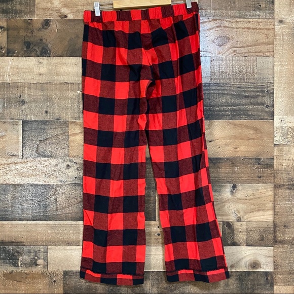 Free Press Red Black Plaid Pajama Pants - Picture 5 of 8